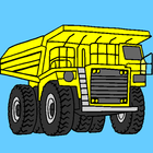 Vehicles, Cars, Trucks Coloring by TheColor.com biểu tượng