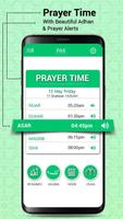 イスラム教徒の祈りの時間：athan Alarm - qibla locator ポスター