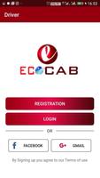 Eco Cab Rides Driver الملصق