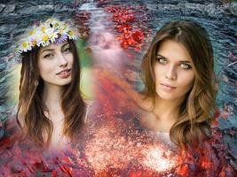 Waterfall Photo Frames Dual تصوير الشاشة 2