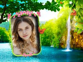 Waterfall Photo Frame Editor تصوير الشاشة 1
