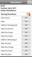 برنامه‌نما K12 Attendance عکس از صفحه