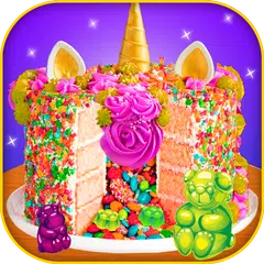 Скачать Unicorn Candy Cake Maker APK