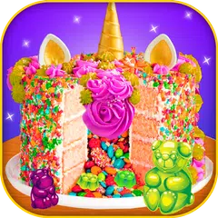 Einhorn Süßigkeiten Kuchen Maker APK Herunterladen