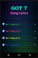 پوستر GOT 7 Lyrics