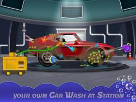 Kids Car Wash Garage Auto Service Station syot layar 2