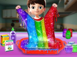 How To Make Glitter Slime Maker Kids โปสเตอร์