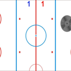 Left handed Air Hockey 1-2 players icône