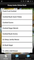 برنامه‌نما Resep OLahan Buah عکس از صفحه