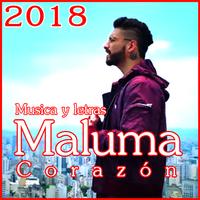 برنامه‌نما Maluma - Nuevo Corazón Canciones y Letras 2018 عکس از صفحه
