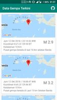 Data Gempa Terkini Poster