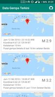 Data Gempa Terkini पोस्टर