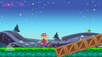 Shin-Chan Hill Racer постер