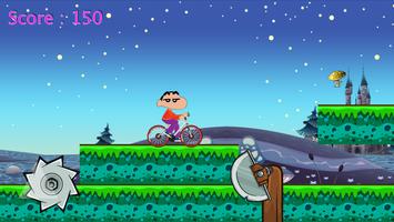 Shin-Chan Hill Racer screenshot 2