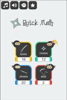 Quick Math الملصق