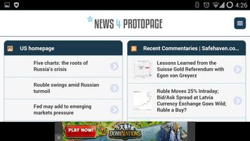 News Reader for Protopage ảnh chụp màn hình 2