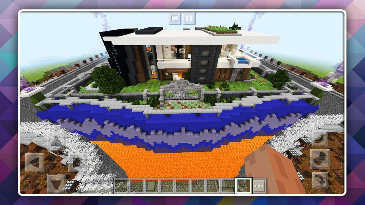 Extreme Safe Redstone House Map Minecraft PE syot layar 1.
