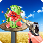 Watermelon Fruit 3D Shoot أيقونة