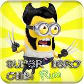 SuperHero Chibi RUN ícone
