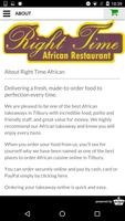 Right Time African Takeaway screenshot 3