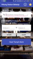 Aplikasi Hitung Diskon Belanja poster