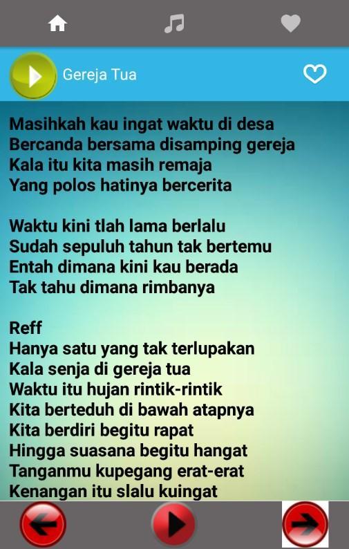 Lirik Lagu Gereja Tua Panbers Mp3