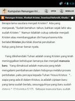 Kumpulan Renungan Kristen স্ক্রিনশট 1