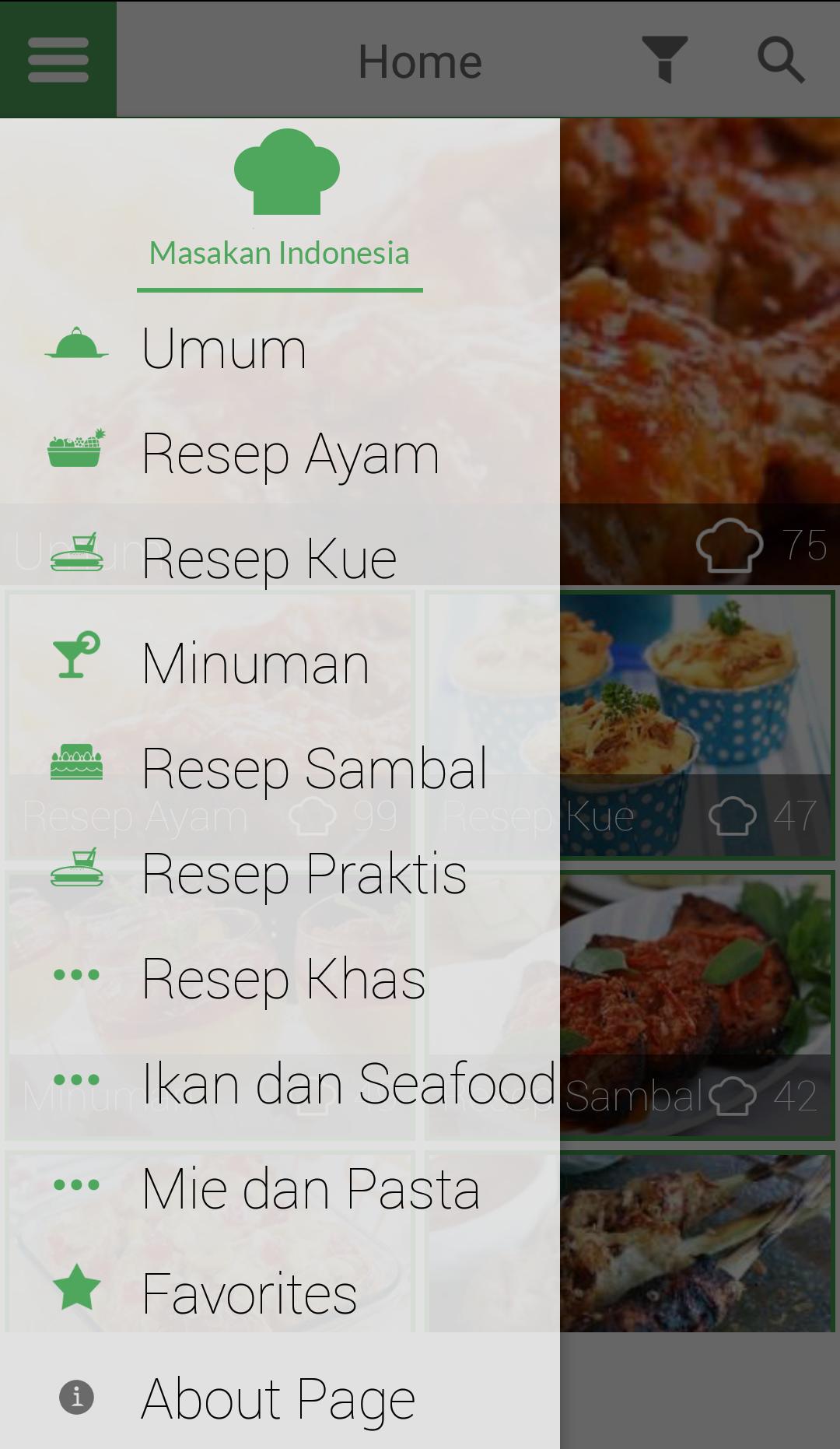 Buku Resep Masakan Indonesia Screenshot Buku Resep Masakan Indonesia Screenshot