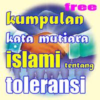 kumpulan kata mutiara islami tentang toleransi Poster