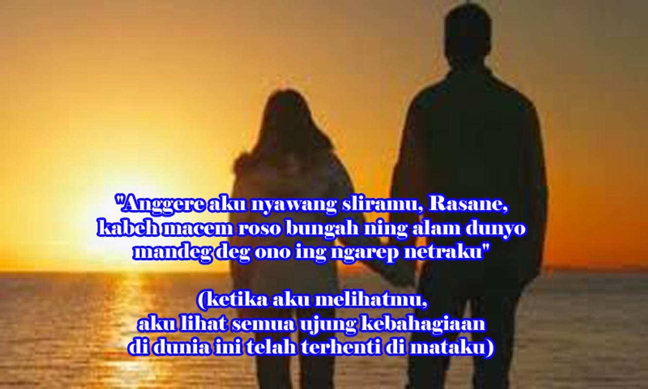 Caption Jowo Cinta Romantis Nusagates