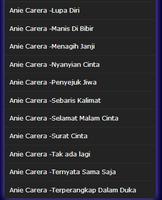 3 Schermata collection of songs Anie Carera mp3