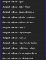 collection of the latest dangdut songs ภาพหน้าจอ 1