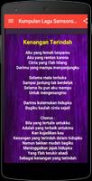 Kumpulan Lagu Samsons & Lirik imagem de tela 2