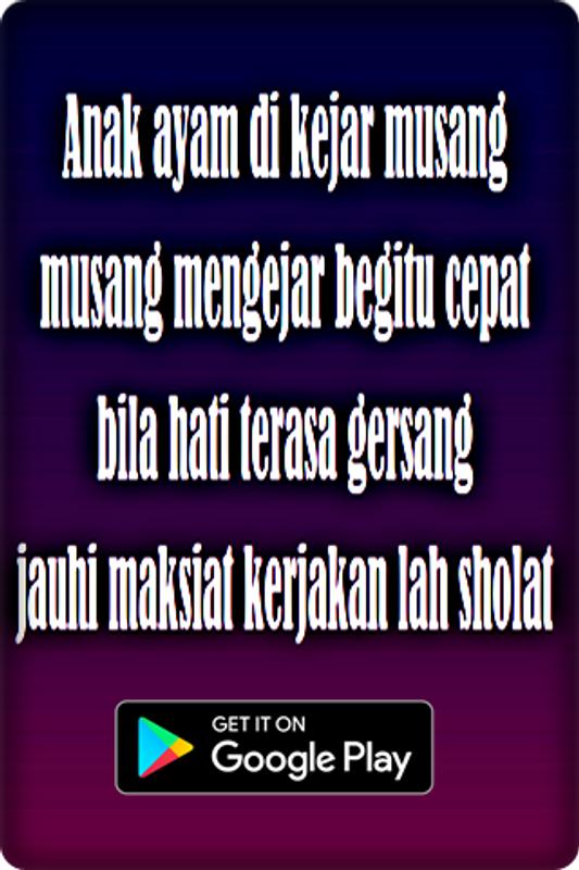 Pantun Nasehat Agama Kata Kata Cinta