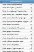 برنامه‌نما Kumpulan Pidato Lengkap عکس از صفحه