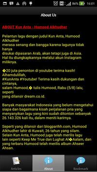 Lirik lagu kun anta bahasa arab