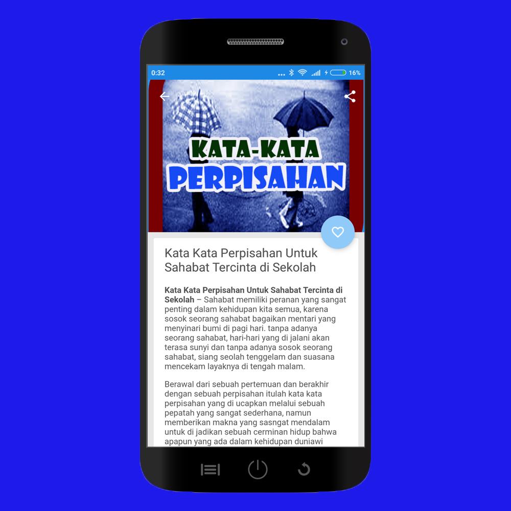 Kumpulan Ratusan Kata Kata Perpisahan Tersedih For Android Apk