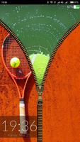 New Tennis Zipper Lock Screen screenshot 1