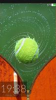New Tennis Zipper Lock Screen screenshot 2