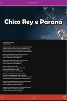Chico Rey e Paraná Letras Hits تصوير الشاشة 2