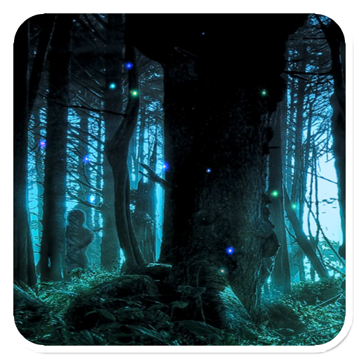 Moonlight fireflies LWP