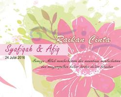 Raikan Cinta Syafiqah Afiq poster