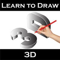 Learn To Draw 3D постер