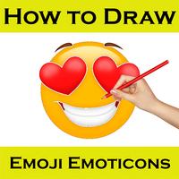 How to Draw Emoji Emoticons पोस्टर
