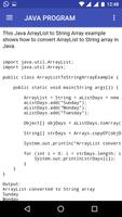 برنامه‌نما JAVA PROGRAM عکس از صفحه
