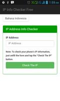 IP Address Info Checker plakat