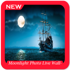 Moonlight Photo Live Wallpaper icône