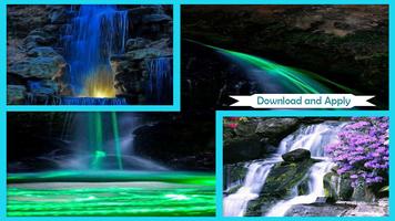 Neon Waterfalls Live Wallpaper capture d'écran 1