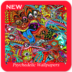 Psychedelische Tapeten Zeichen