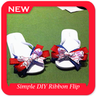 Simple DIY Ribbon Flip Flops ไอคอน